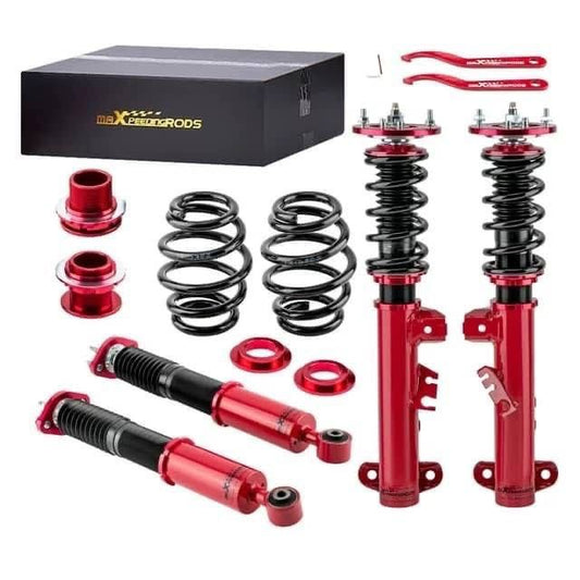 Kit Combinés Filetés – Suspension Sport Réglable (Rouge, Doré ou Bleue)